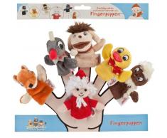 Unser Sandmännchen und Freunde 986176 - Fingerpuppen-Set 6-Fach