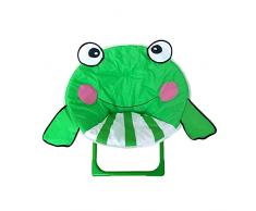 JYSPT Kinder Klappstuhl Baby Stuhl Campingstuhl Schlafzimmer Stuhl für Home Outdoor Strand Camping Stuhl (Frosch)