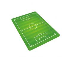 Zidao Kids Kinder Fußball Bereich Teppich Matte, Modernes Design rutschfeste Soft Green Teppich Spielmatte, Teppich, Polyester,1,60CM