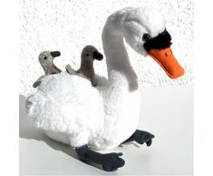 Schwan mit Küken 25 cm Plüschtier Kuscheltier von Leosco