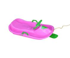 xelba Lenkschlitten - Bob mit Lenker und Bremse pink