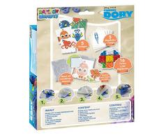 Craze 54537 - Rainbow Beadys Bügelperlen Kreativ Set Disney Pixar Findet Dorie, inklusiv Zubehör, 2200 Perlen, blau