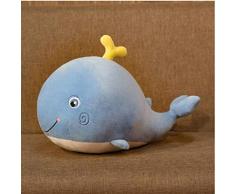 lili-nice Cartoon Niedlich Plüschwal Spielzeug Für Kinder Weiche Kuscheltier Whale Doll Nap Kissen Kissen Spielzeug Für Chlidren Geburtstagsgeschenk 25Cm