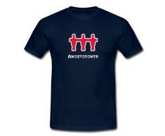 Spreadshirt Fußball Spieler Tischfußball Table Soccer Männer T-Shirt, XXL, Navy