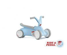 Berg GO² 2in1 Rutschauto | Rutscher und Laufrad, Kinderrutscher, Kinderauto mit Ausklappbare Pedale, Pedal-Gokart, Kinderspielzeug geeignet für Kinder im Alter von 10-30 Monaten (Blau)