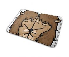 DaiMex 2er-Pack Badezimmer-Teppichmatte Kuscheligel in Love, extra weiche und saugfähige Teppiche, Fußmatten-Badematte