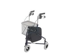 Unbekannt RFM Actimo Delta Wendiger Gehwagen auf DREI Räder, lackierter Stahl, blau, One Size