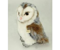 Zaloop Schleiereule ca.18 cm Eule Plüschtier Kuscheltier Stofftier Stoffeule 22