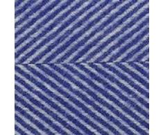 URBANARA Kissen “Gotland“ - 100% Schurwolle/Leinen, Ultramarinblau/Creme - 60 x 40 cm, 1 Kissenhülle + 1 Inlett, Dekokissen, Sofakissen, Wohnkissen