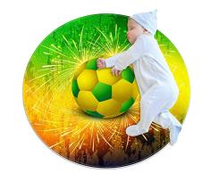 Coole Fußball-Baby-Spielmatten – Krabbelmatten für Jungen und Mädchen – Kinderzimmerdekoration für Spielteppich, Bodenteppich, 70 x 70 cm, mehrfarbig03, 100x100cm/39.4x39.4IN