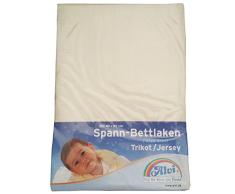 Alvi Kinderspannbetttuch 40 x 90 cm, beige