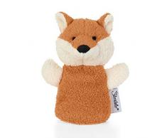 Sterntaler Fingerpuppe Fuchs Filou, 11 x 8 x 5 cm, Rotbraun/Weiß