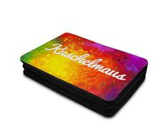 Schul-Etui mit Namen Kuschelmaus - MotivColor Paint - Federmappe, Stiftebox, Schüleretui, Etui, Schulbeginn