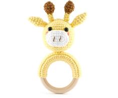 Baby Giraffe, Holz Greifling, Handgefertigte Rassel