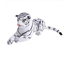 nobrand Künstliches Tiger Plüschtier Simulation Weißes Großkatzenspielzeug Mehrzweckkissen