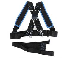 Vbest life Verstellbarer Trainingsgurt, Geschwindigkeits-Krafttraining Schlitten Schultergurt Widerstand Bandgürtel Sportausrüstung