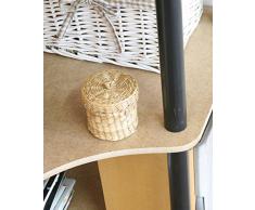 Rohrregal Regal Büroregal Kellerregal Eckregal Bücherregal schwarz 5 Böden DEDAL-5W