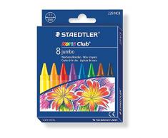 Staedtler 229 NC8 Jumbo Wachsmalkreiden Noris Club, 8 Stück im Kartonetui