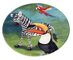 Moderner Kinderteppich Lovely Kids - in Rund - Farbe: Bunt, Maße: Ø100 cm Rund by Lovely Kids