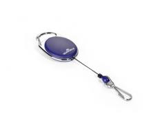 Durable 832707 Schlaufenclip Jojo Style (mit Federhaken) 1 Stück dunkelblau