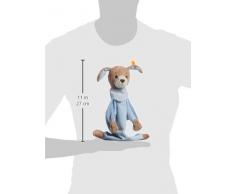 Steiff 239694 Gute-Nacht-Hund Schmusetuch Plüschtier, Mehrfarbig