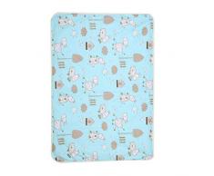 110 x158 cm Wasserdichte Baby Pads Windel Wickelauflage für Matratze Ultraweich Absorbierende Baumwolle Urin Pads Decke Waschbar Schutzfolie Bettdecke Menstruationskissen(#4)