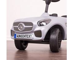 A-Z Store Euro KFZ-Kennzeichen Mini 17x4cm reflektierend Elektro- Tret- Lauflern- Rutsch-Auto Nummern-Schild beschriftet mit Folie 471