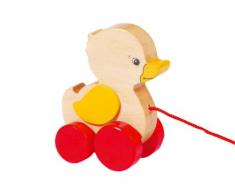 Goki 54993 - Ziehtier Ente Ellah