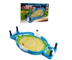 HSKB Tischkicker Tischfußball Multi Spieltisch Tisschspiel Fußball Arena Flipper und Kicker Mini Tischplatte Kickertisch Tisch Fußball Spiel Set für Kinder Spiel