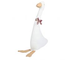 Plüschtier Nettes Kind Weiche Baumwolle Plüsch Gans Weihnachtsgeschenke Geburtstag Home Decoration Adorable Photo Prop(55 * 19cm-大 白鹅)