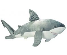 Wild Republic 18700 Jumbo Plüsch Hai Haifisch, großes Kuscheltier, Plüschtier, Cuddlekins, 76 cm