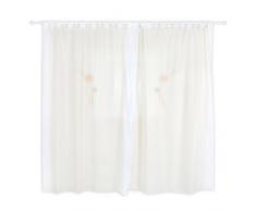 Kinderzimmer Gardinen / Vorhänge Elegance in Weiß, ca. 140 x 230 cm