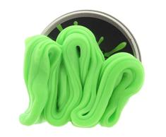 MIK Funshopping Intelligente Knete - Magische Knete, das intelligente Knetgummi zur Stressreduktion BPA-frei (Neongrün - Leuchtet im Dunkeln)