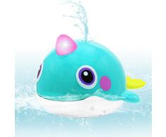 VATOS Baby Badespielzeug Wal Badezeit Squirt-Spielzeug Badespielzeug Sprinkler Schwimmwanne schwimmende Wasserspray Badewanne Spielzeug wasserdichte badewanne Pool Toys für Babys