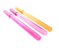 Seifenblasenschwert 3 Stück 37,5cm LILA / PINK / ORANGE (Mädchen-Set)