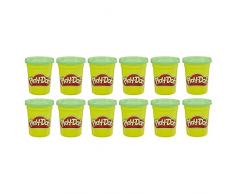 Play-Doh E4828F02 Spielknete, Grün ,12er Pack
