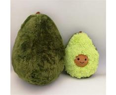 AMhomely® 2019 Weiches PlüschKissen niedlich Avocado Kissen Dekorative Kissen für Kinder Fotografie-Requisiten-Hintergrund, Sofa-Rückenkissen, Rundkissen, Hausdekoration (25cm)