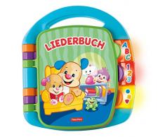 Fisher-Price CDH40 - Lernspaß Liederbuch Baby Spielzeug zum Lernen von Buchstaben, Zahlen und Formen, Spielzeug ab 6 Monaten, deutschsprachig