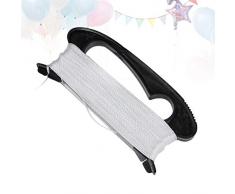 LIOOBO Flying Kite Schnur mit Wickelbrett Fliegender Drachenschnur 100 M 5 Stück (Schwarz)