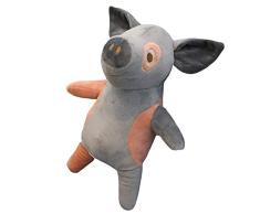TINGTING Teddys XL Kuscheltier Stehend Schwein Stehend Rosa/Schwarz Gefleckt Plüschschwein,C,35cm