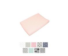 Fundas Bcn ® - F11 - Bezug für Wickelauflage 70 x 50 cm - Little Fun Peach