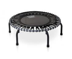 Jetzt Immunsystem stärken - JumpSport Fitnesstrampolin- Einzelgummiseile (Modell 350) Premium Minitrampolin – Indoortrampolin – Top Qualität mit Langzeitgarantie - inkl. Gratis Schnupper Zugang zum Trampolin Online Fitnesstudio