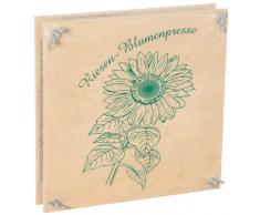 Bartl 101669 Riesen-Blumenpresse aus Holz 30 cm x 30 cm Top Qualität. Made in Germany.