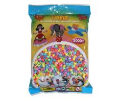 Hama 201-50 - Bügelperlen, ca. 3000 Perlen, pastellmix