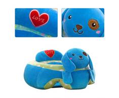 Bloomma Baby-Sofa, Polypropylen-Baumwoll-Babystützung, Sofa, 4 verschiedene Arten von Plüsch-Weiches Tier-Muster, für mehr als 3 Monate Baby