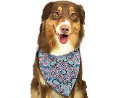 YAGEAD Hund Bandana Welpe und Haustier Bandanas, Bana Blumen Paisley Medaillon Muster Ethnische Mala Henna Tattoo Malbuch Arabesque Pet Scarf
