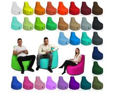 Sitzsack Gamer Beanbag 62 Farben Indoor Outdoor Sitzsäcke Gaming Beanbags Sitzkissen Erwachsene Riesensitzsack Kinder Lounge Bodenkissen Schule Kindergarten Tobekissen 80cm Durchmesser,Pink