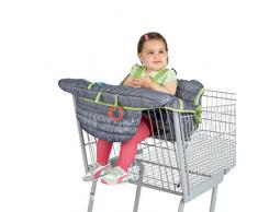 Baby Sitzbezug Reise, Kleinkind Hochstuhl Sicherheits Gurt Tragbar Kinder Einkaufswagenschutz,Grau