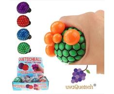 UvaQuetsch ® Quetschball +++ inkl. Geschenkbox +++ 2019 +++ Antistressball Stressball Knetball Quetschi (Zufall)