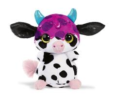 Lashuma Nicidoo Stofftier Kuh Bloof 22 cm, Plüschtier Kalb Classic Weiß Gescheckt, Kuscheltier als Kinder Einschlafhilfe
